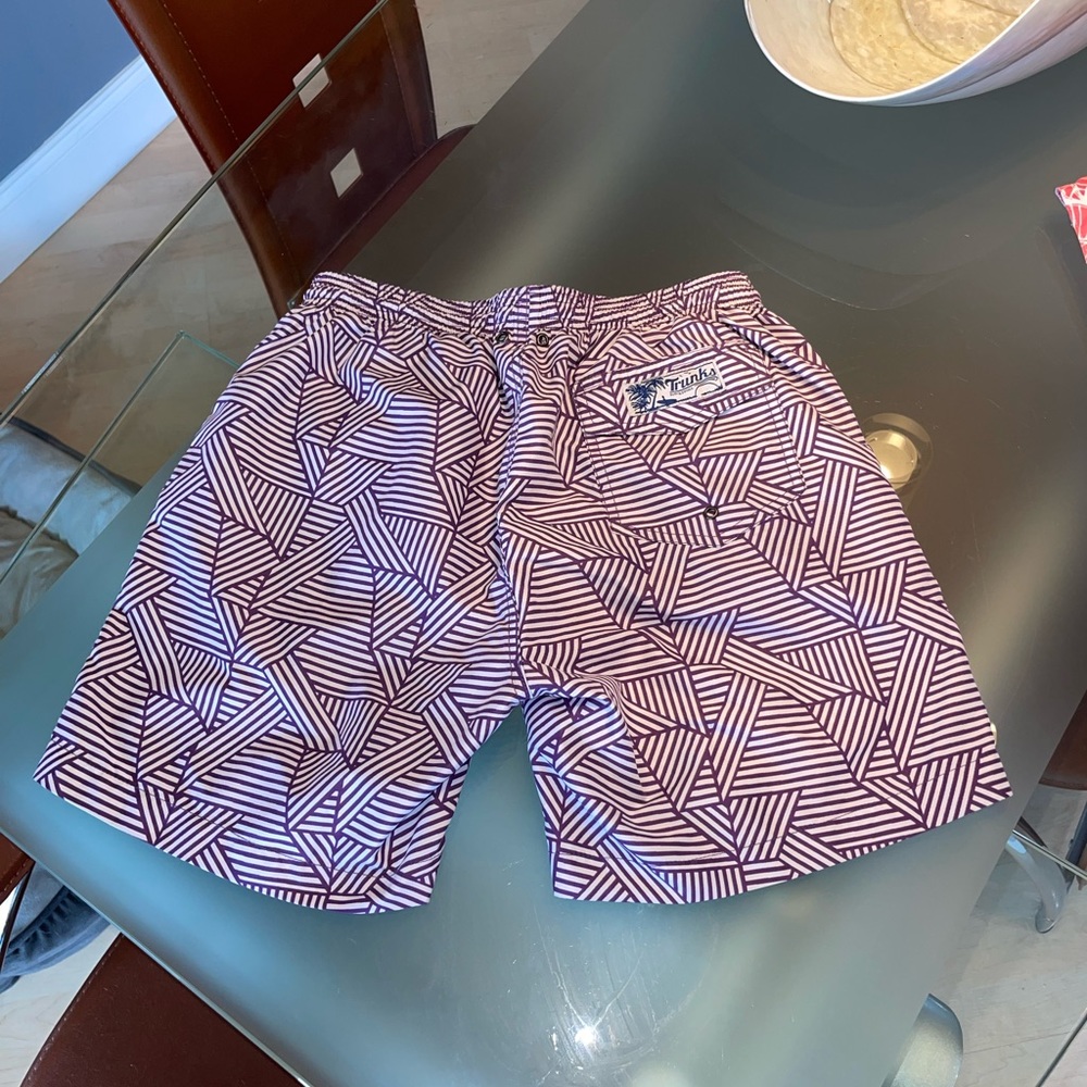 Purple Patterned Bathing Suit - Picture 2 of 3